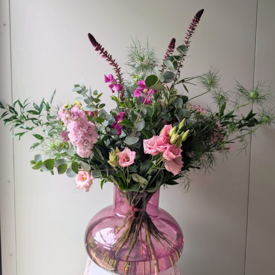 roze wildboeket