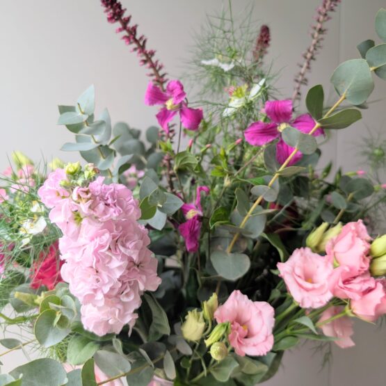 roze wildboeket - Afbeelding 2